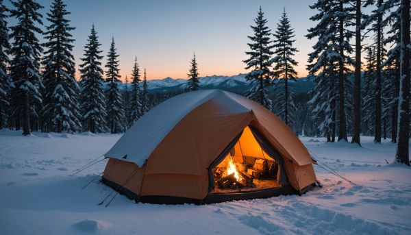 Bivouac sous zéro au cœur du Parc National
