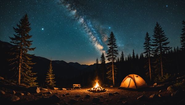 Capturer la voie lactée en bivouac nocturne