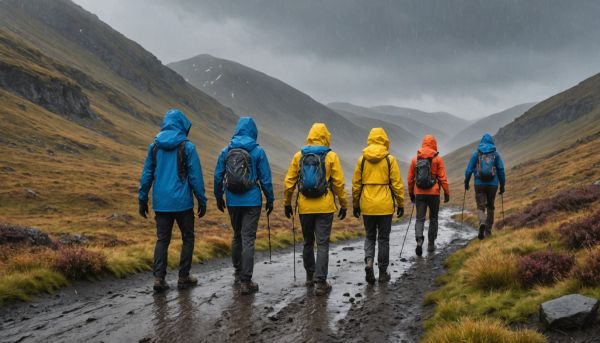 Les vestes imperméables mises à rude épreuve